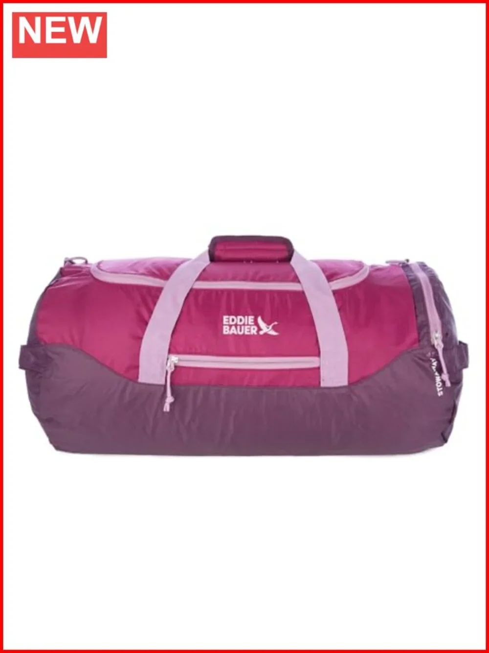 Stowaway Packable Duffel Bag 45L Lightweight Ripstop Polyester Travel Foldable